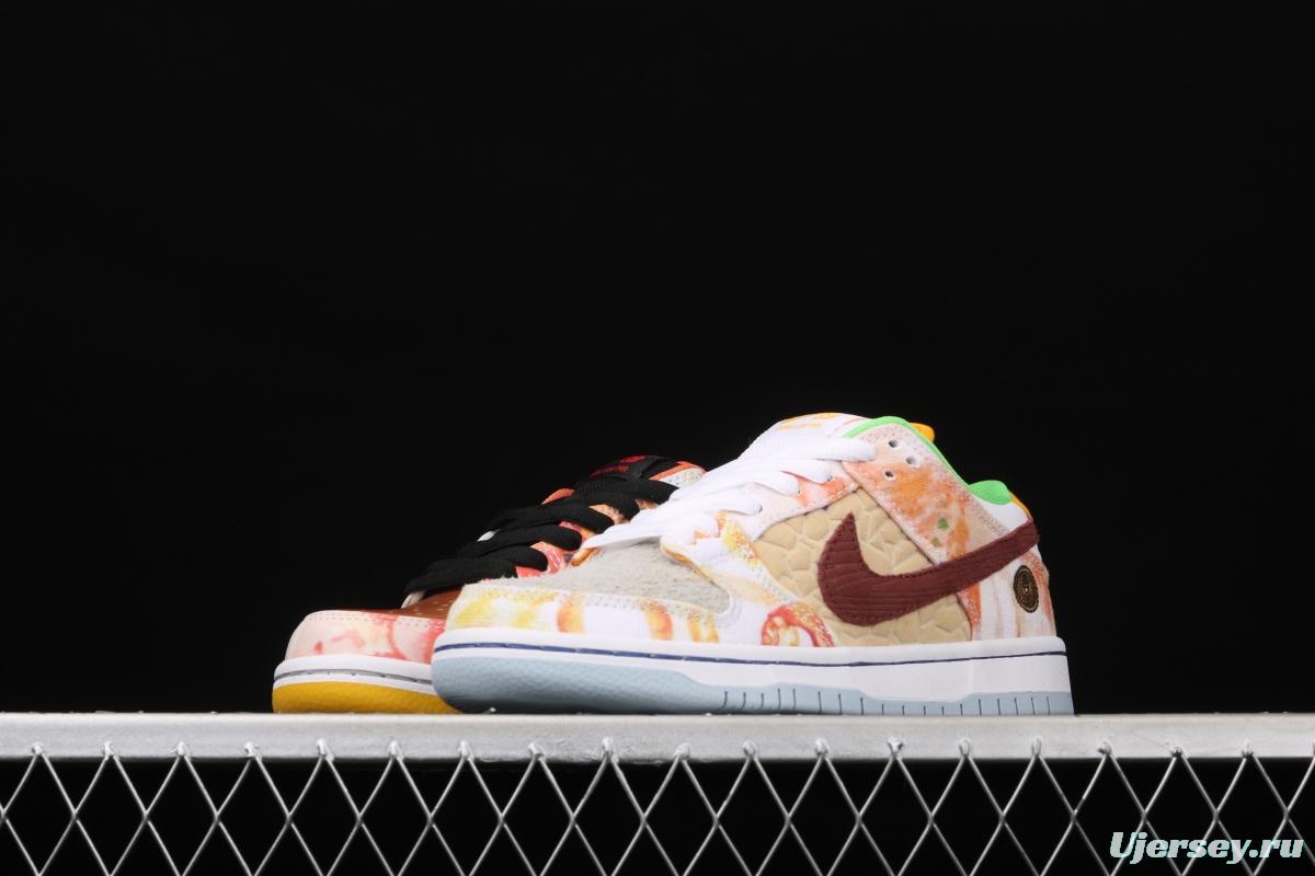 NIKE SB DUNK Low CNY joint style Chinese mandarin duck tie-dyed low-top skateboard shoes CV1628-800