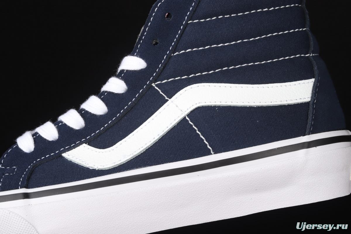 Vans Sk8-Hi Lx Anaheim dark blue high-top sports board shoes VN0A38GF9GK