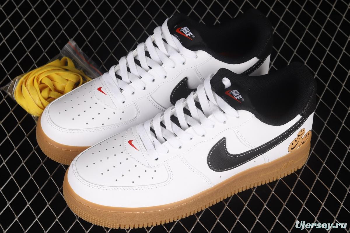 NIKE Air Force 1 Have A Nike Day smiley face low-top casual board shoes DO5856-100