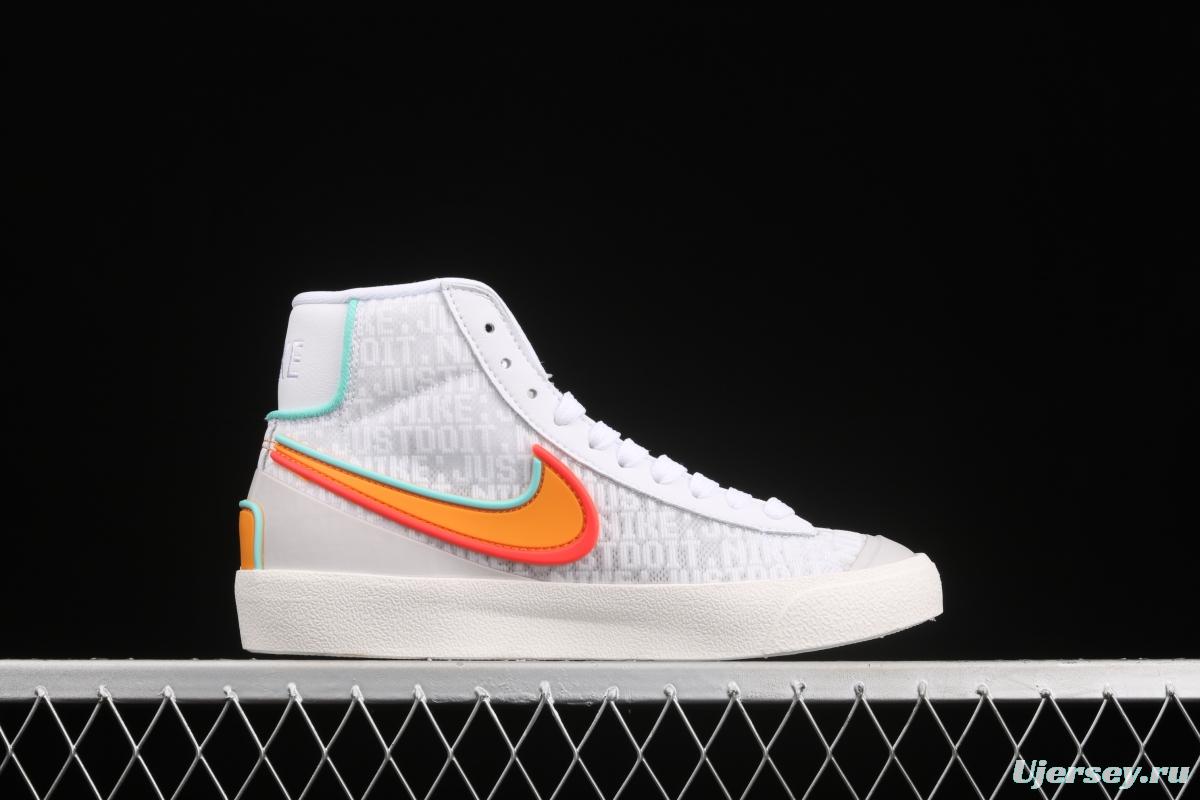 NIKE Blazer Mid'77 Vintage Have A Good Game video game pixel League of Legends Trail Blazers high-top casual board shoes DC1746-100