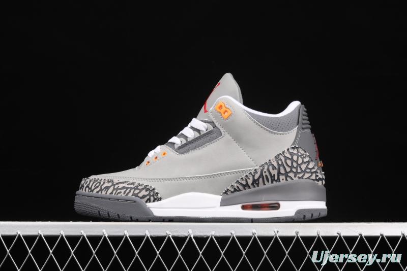 Air Jordan 3 Cool Grey AJ3 Joe 3 Wolf CT8532-012