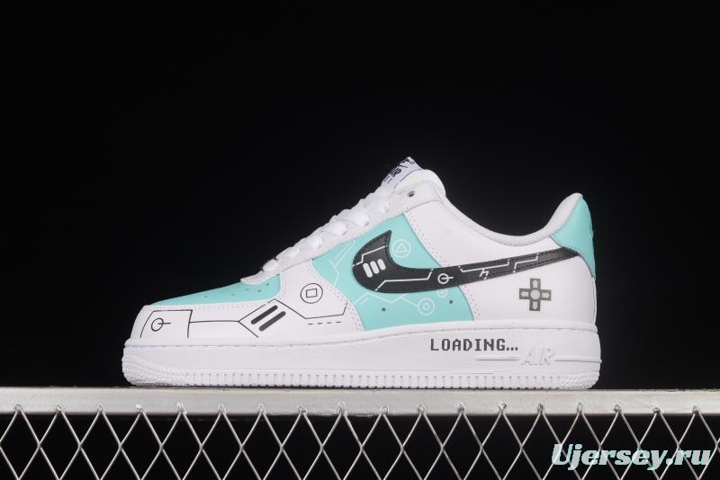 NIKE Air Force 1'07 Low PS5 Video Game Theme Low Top Sports Casual Sneakers DD8959-103