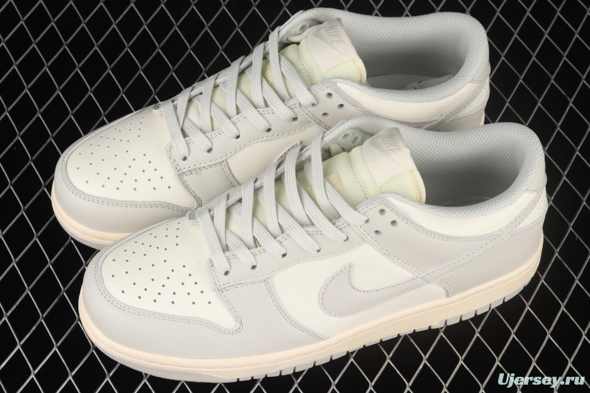 NIKE DUNK Low bone white color SB buckle rebound fashion leisure board shoes DD1503-107