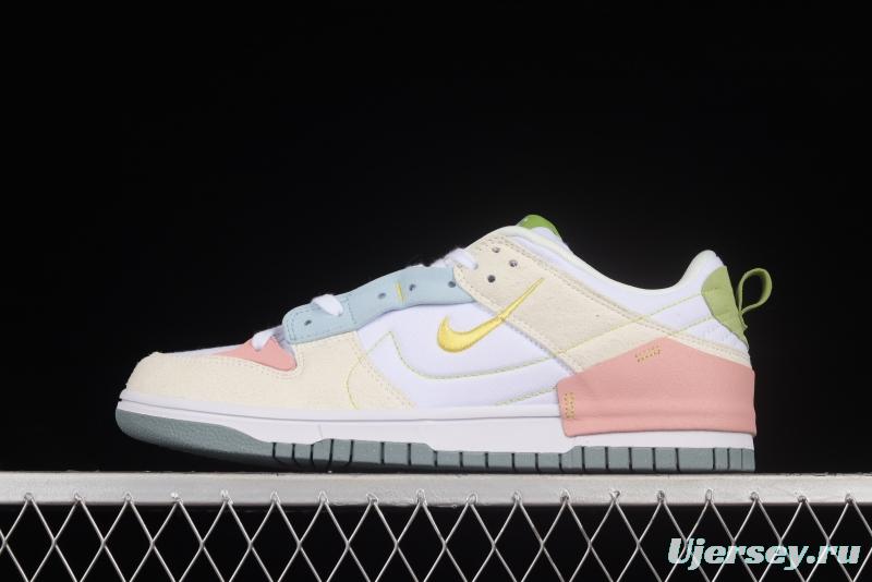 NIKE DUNK Low Disrupt 2 Desert Bronze Deconstructed Lightweight Dunk Low Top Casual Sports Skateboard Shoes DV3457-100