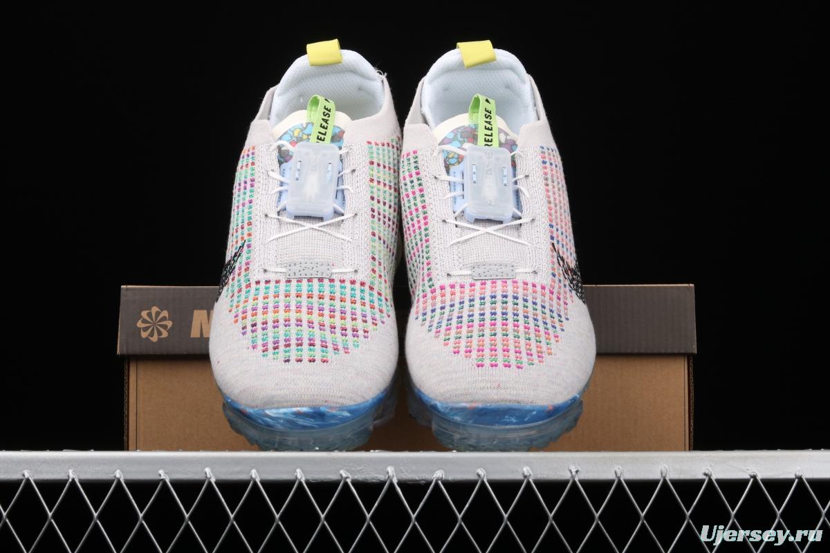 NIKE Air Vapormax 2020 Flyknit fly-woven fast tie full-palm air cushion jogging shoes CJ6740-001