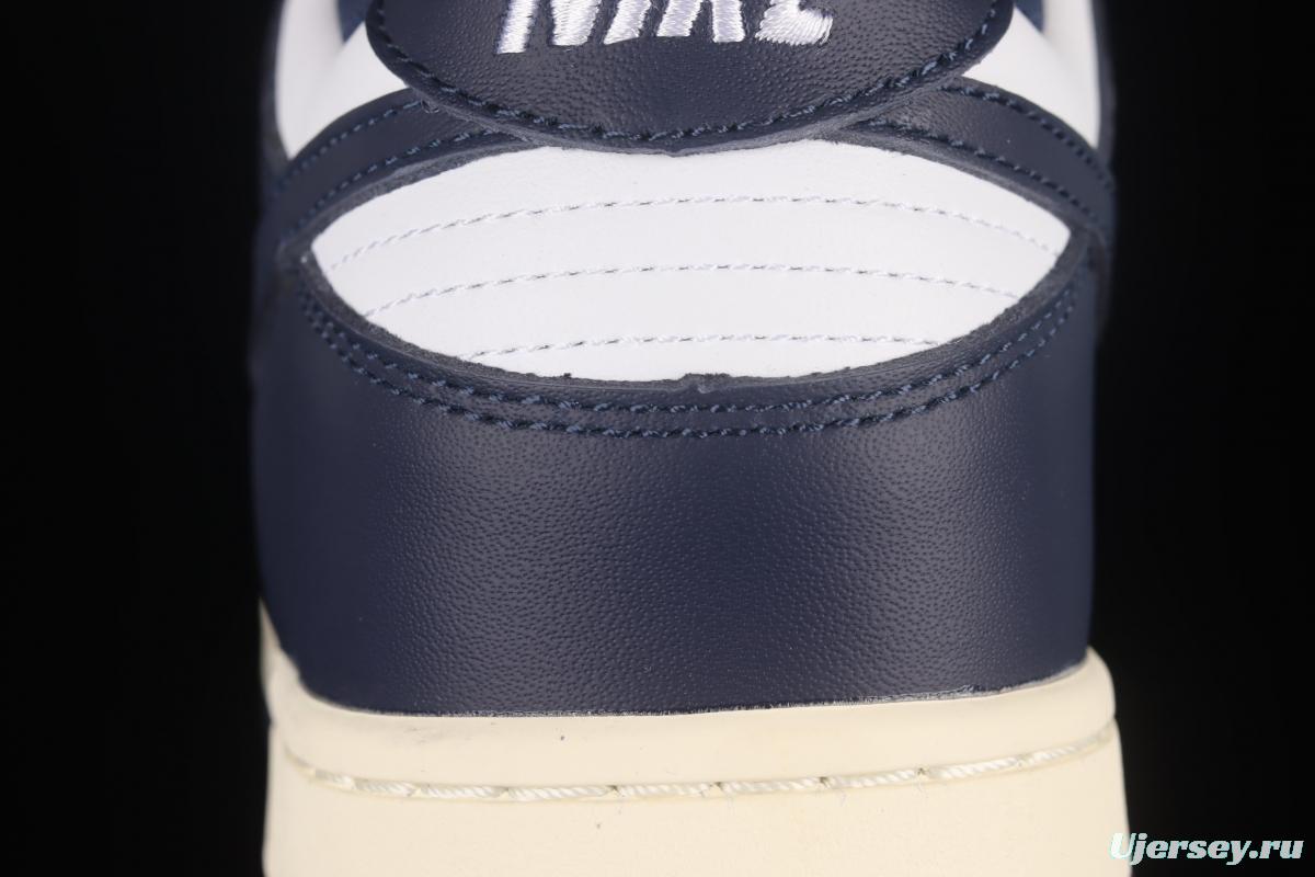 NIKE SB DUNK Low Navy Blue navy blue color SB buckle rebound fashion casual board shoes DD1503-115