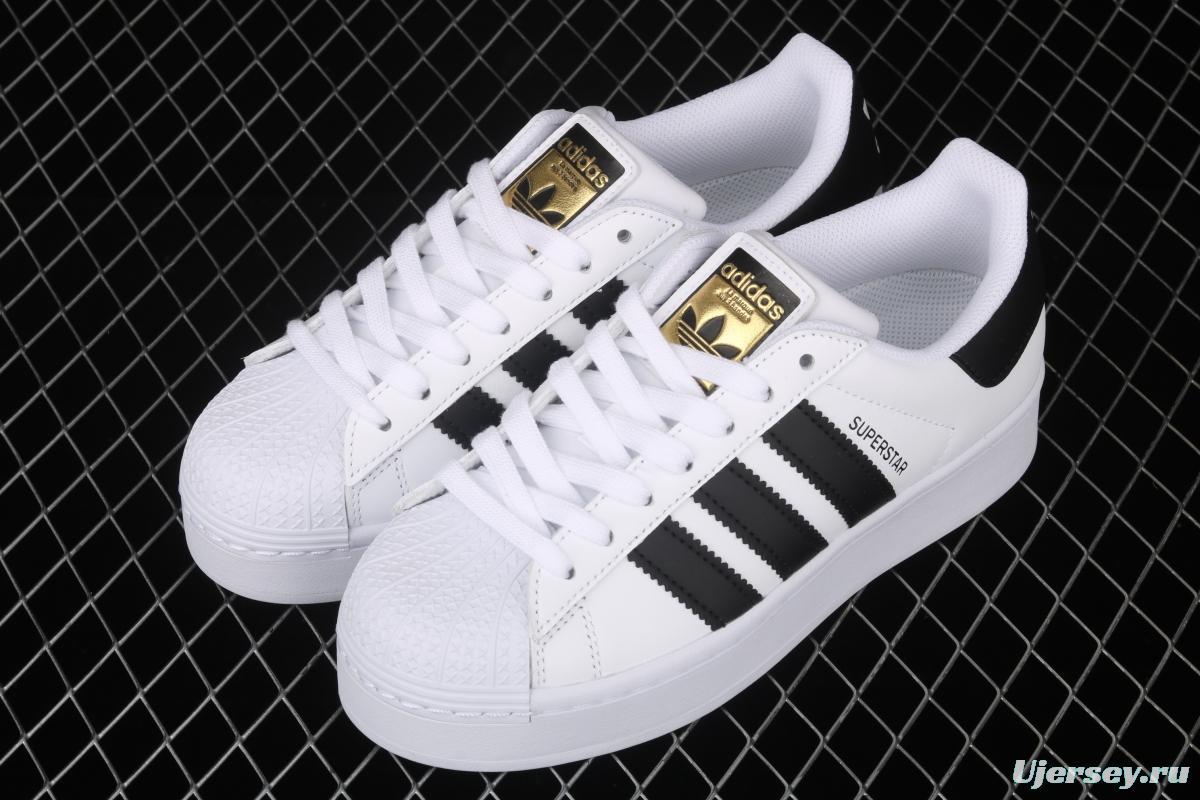 Adidas Superstar FW5771 shell head and thick soles raised casual board shoes