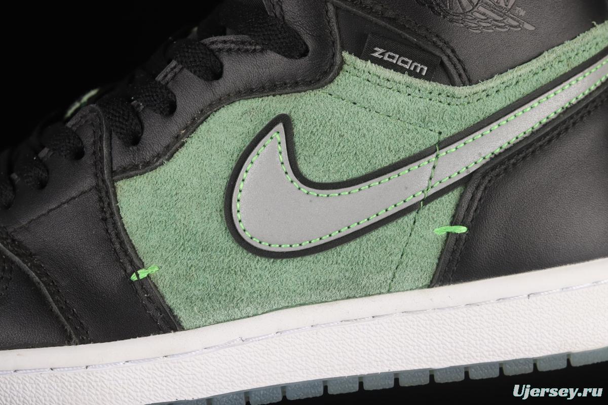 Air Jordan 1 High Zoom Rage Green dark green CK6637-002