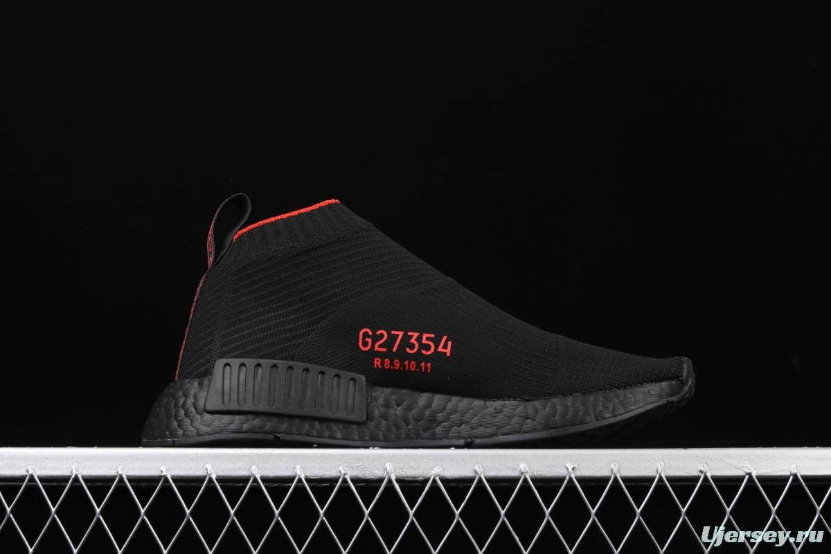 Adidas NMD CS1 competes for Cloud Black G27354 stretch knitted sock shoes