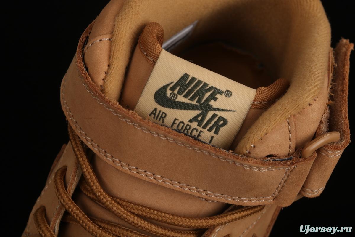 NIKE Air Force 1 Mid'07 Prm QS helps wheat color 715889-200