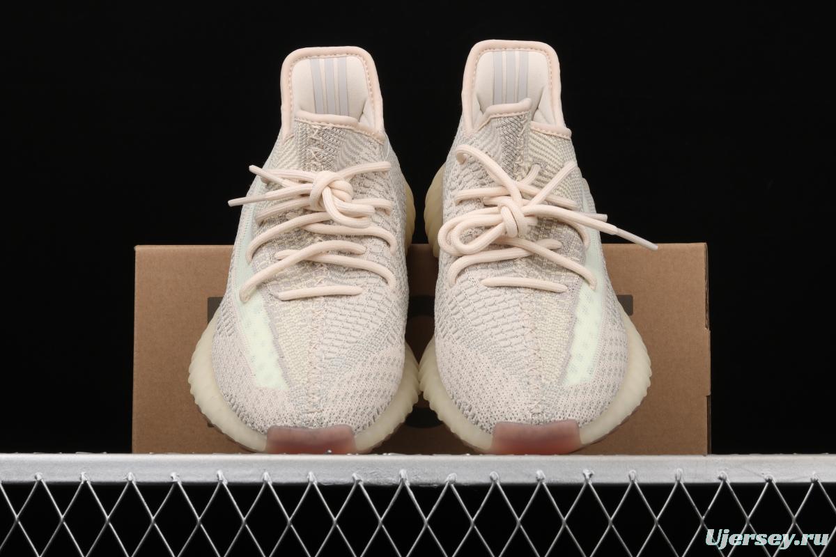 Adidas Yeezy Boost 350 V2 FW3042 Darth Coconut 350 second generation hollowed-out swans make color matching BASF Boost original during the day