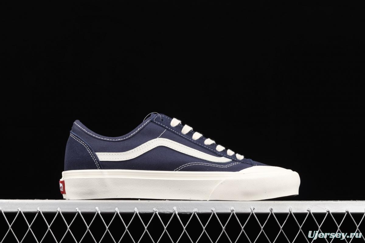 Vans Style 36 Cecon SF PEACEMINUSONE Baotou Tibetan Blue Leisure Board shoes * Whale low top casual shoes VN0A3MVLUBA