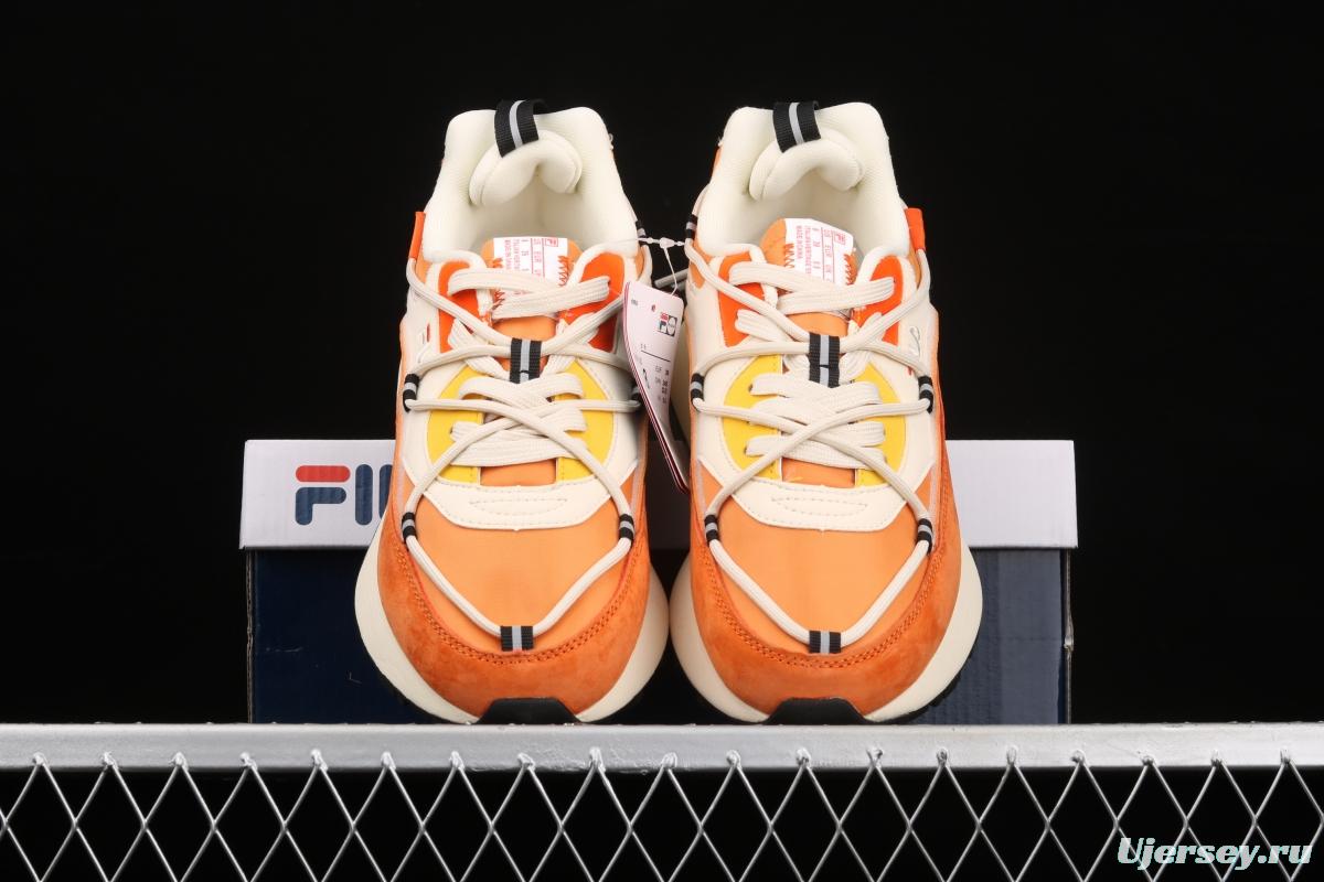 Fila Jogger spring and summer style orange soda hit color couple sports shoes T12W111108FGA