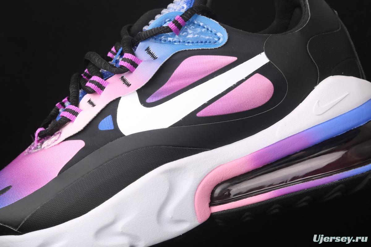 NIKE Air Max 270React 2020 new high-frequency mesh hollowing out function half-palm air cushion running shoes BV3387-400