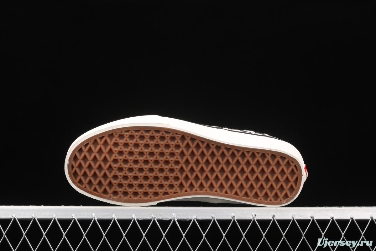 Vans Vault OG Era Lx Vance 20ss high-end branch line black and white checkerboard letter low-top canvas board shoes VN0A4BV4R6R