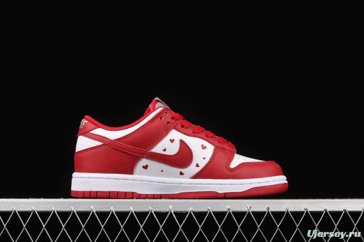 NIKE SB DUNK Low Valentine's Day Valentine's Day Limited gift box dunk series low side leisure sports skateboard shoes DD1391-003