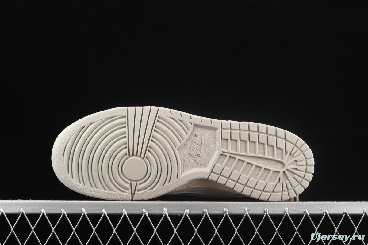 NIKE DUNK Low bone white color SB buckle rebound fashion leisure board shoes DD1503-107