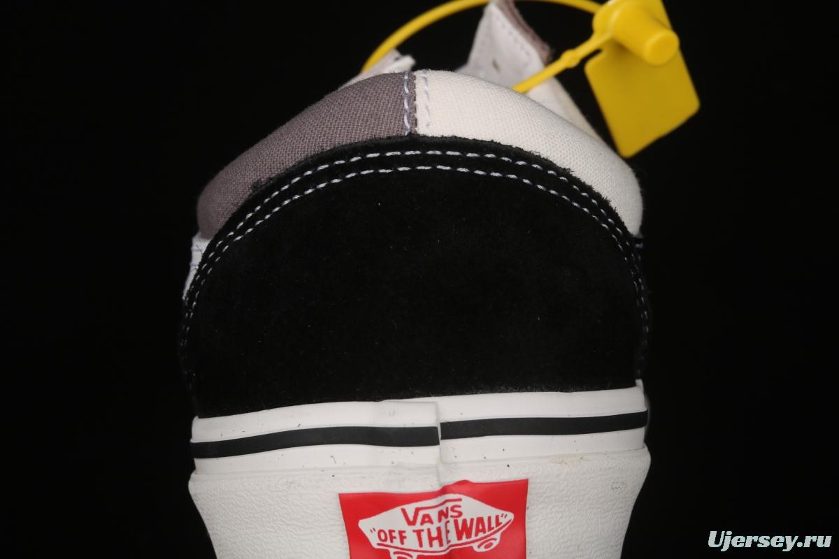 Vans Style 36 million black, white and gray color low-side vulcanized canvas casual shoes VN0A38G2XFI