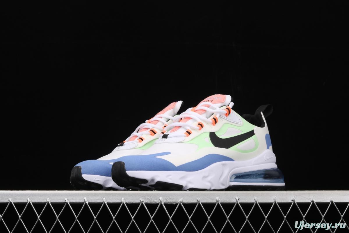 NIKE Air Max 270React new high-frequency mesh function half-palm air cushion running shoes CU7833-100