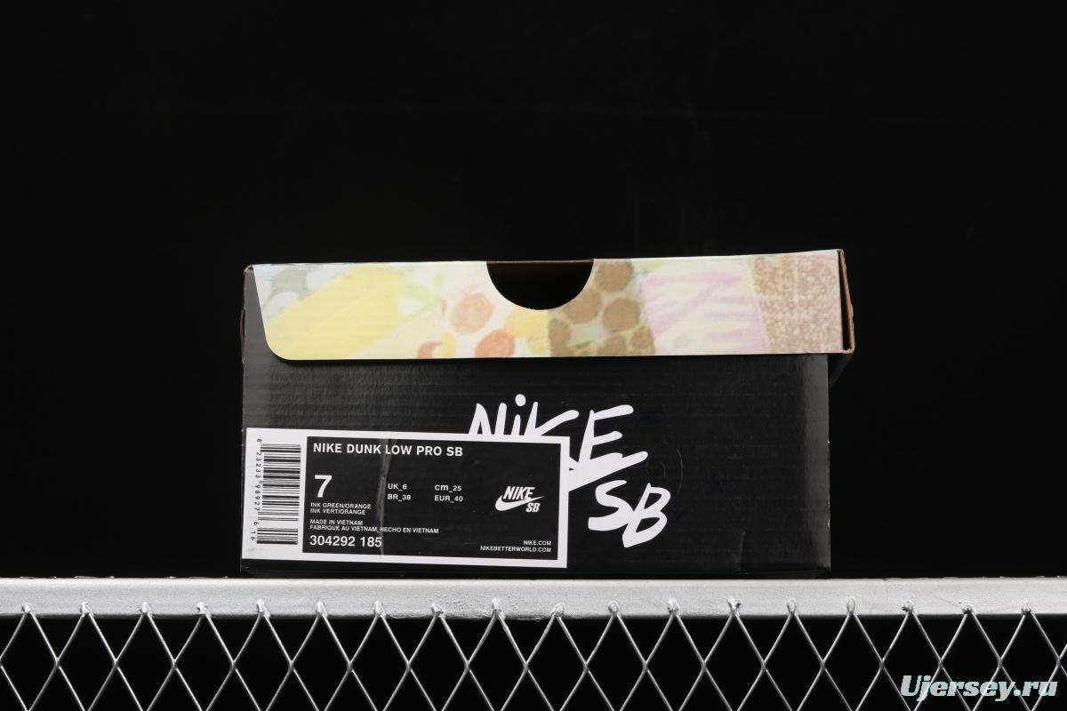 NIKE SB DUNK Low deconstruction series of low-side leisure sports skateboard shoes 304292-185