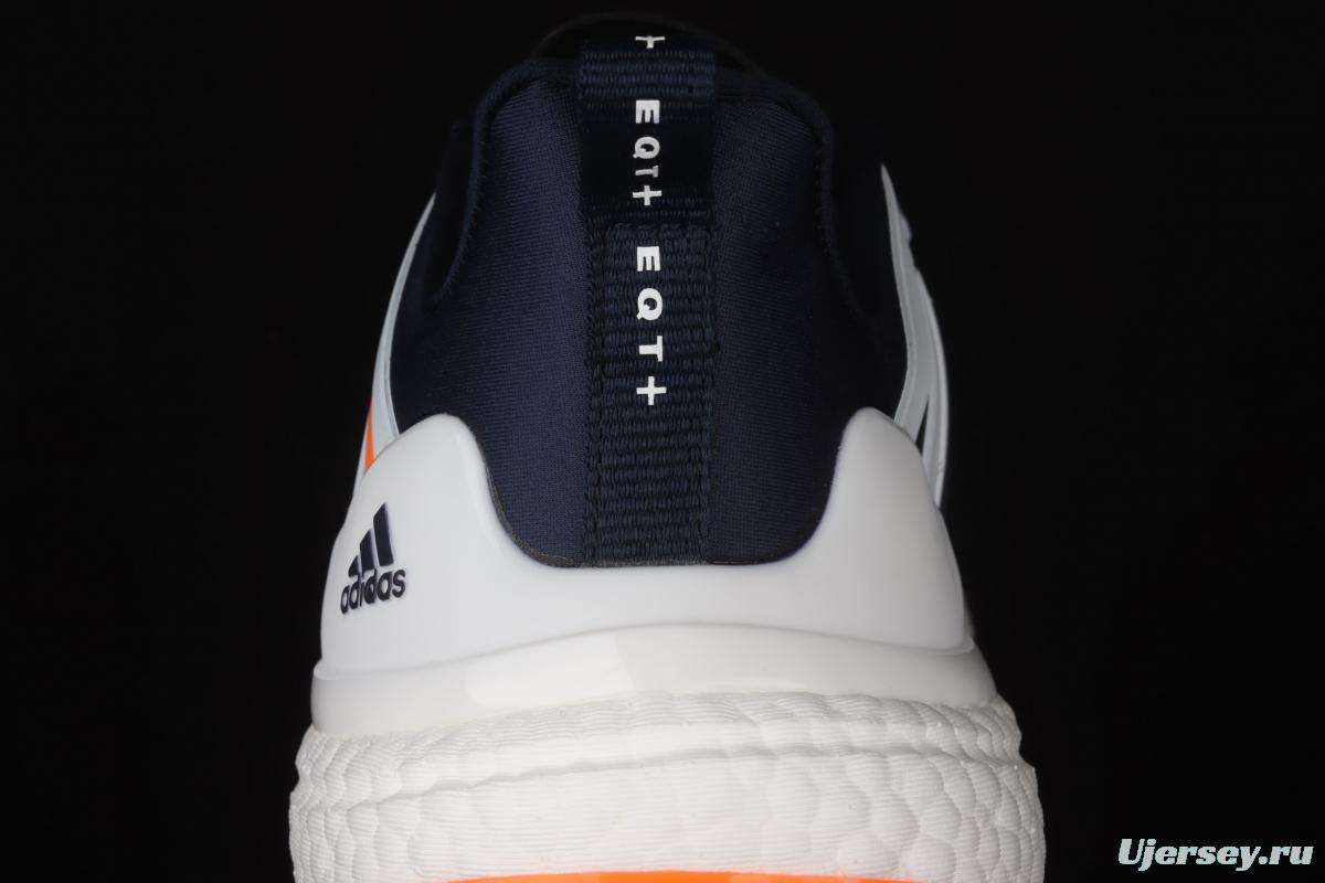 Adidas EQUIPMENT+ H02758 2021 new cushioning breathable popcorn casual running shoes