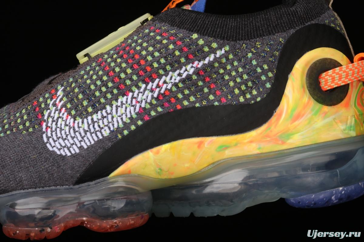 NIKE Air Vapormax 2020 Flyknit fly-woven fast tie full-palm air cushion jogging shoes CJ6740-003