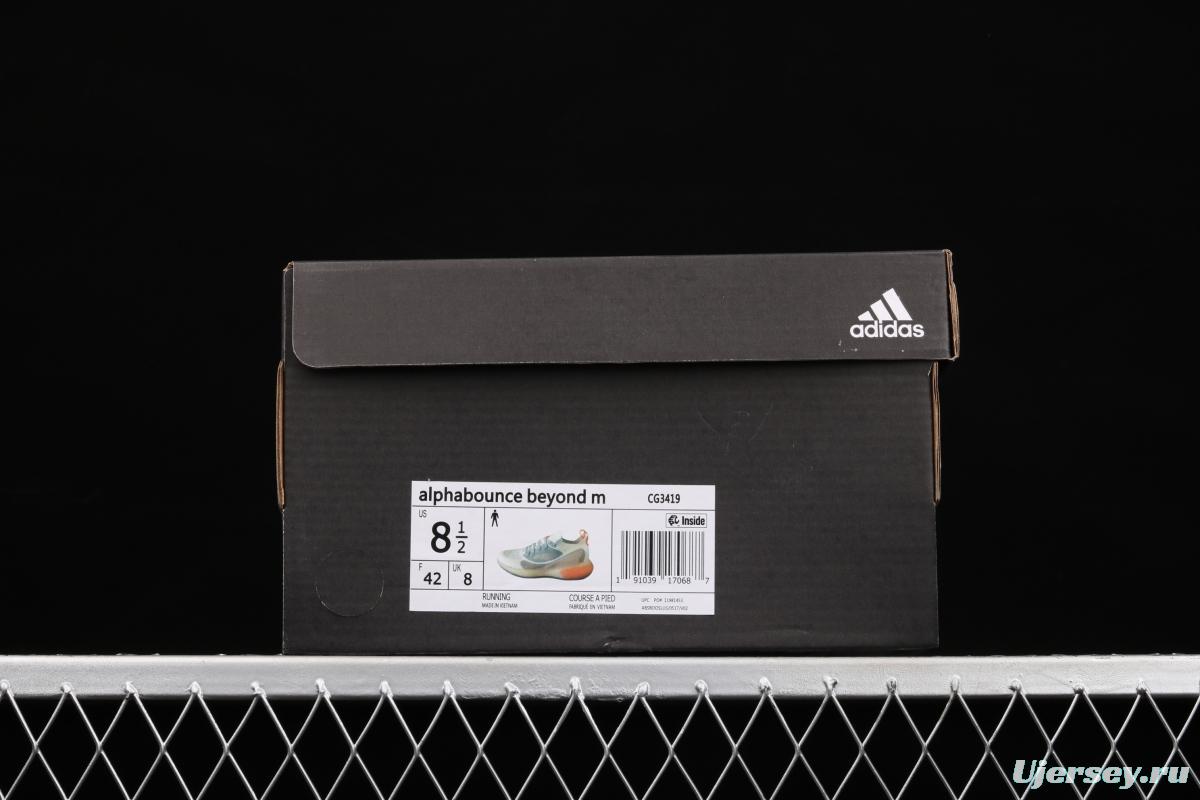 AlphaBounce Beyond M CG3419 Alpha knitted mesh casual running shoes