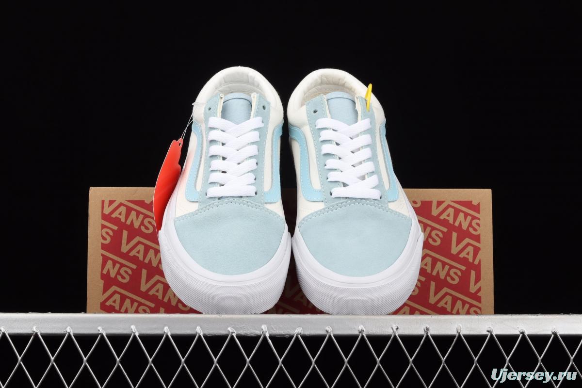 Vans Style 36 Milk Blue side striped low-top casual board shoes 4F69LX
