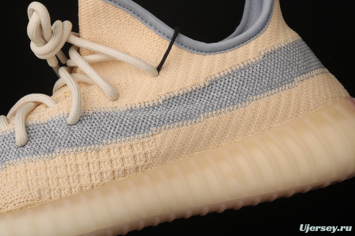 Adidas Yeezy Boost 350 V2 Linen FY5158 Darth Coconut 350 second generation flax full star BASF popcorn