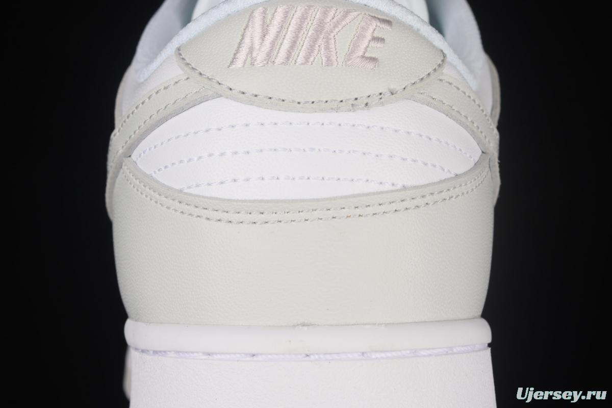 NIKE SB DUNK Low dunk series white light gray color matching low-side leisure sports skateboard shoes DD1503-103