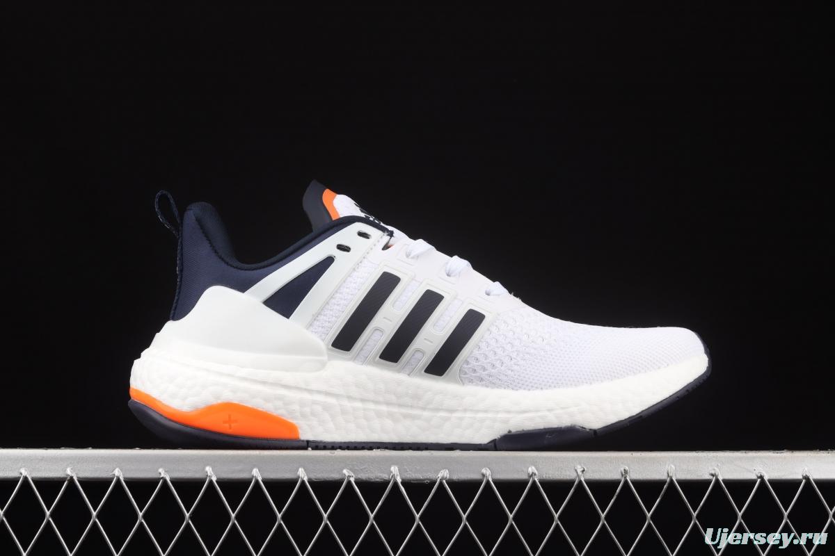 Adidas EQUIPMENT+ H02758 2021 new cushioning breathable popcorn casual running shoes