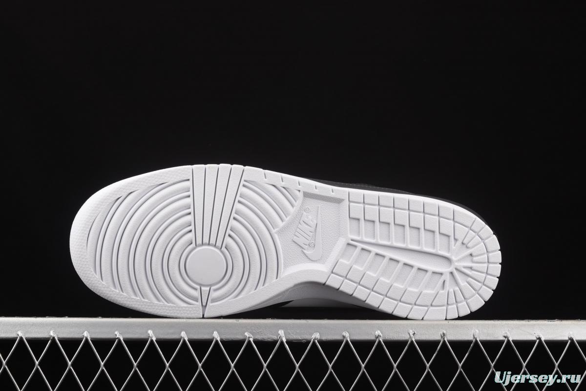 Ambush x NIKE DUNK High Black black and white panda high-top casual board shoes CU7544-001
