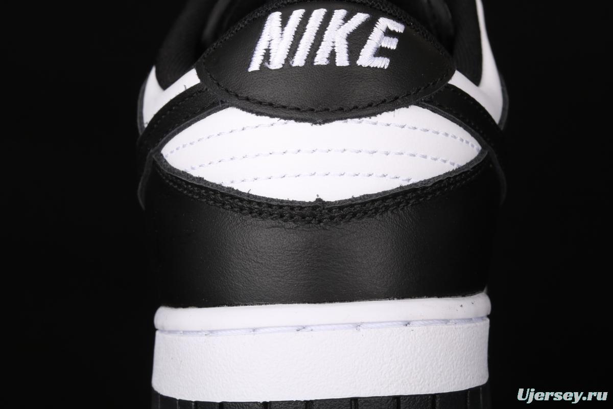 NIKE SB DUNK Low black and white panda head casual board shoes DD1391-100