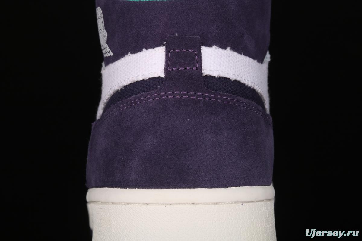 Air Jordan 1 Zoom CMFT Pairs Daybreak purple grape CT0978-150
