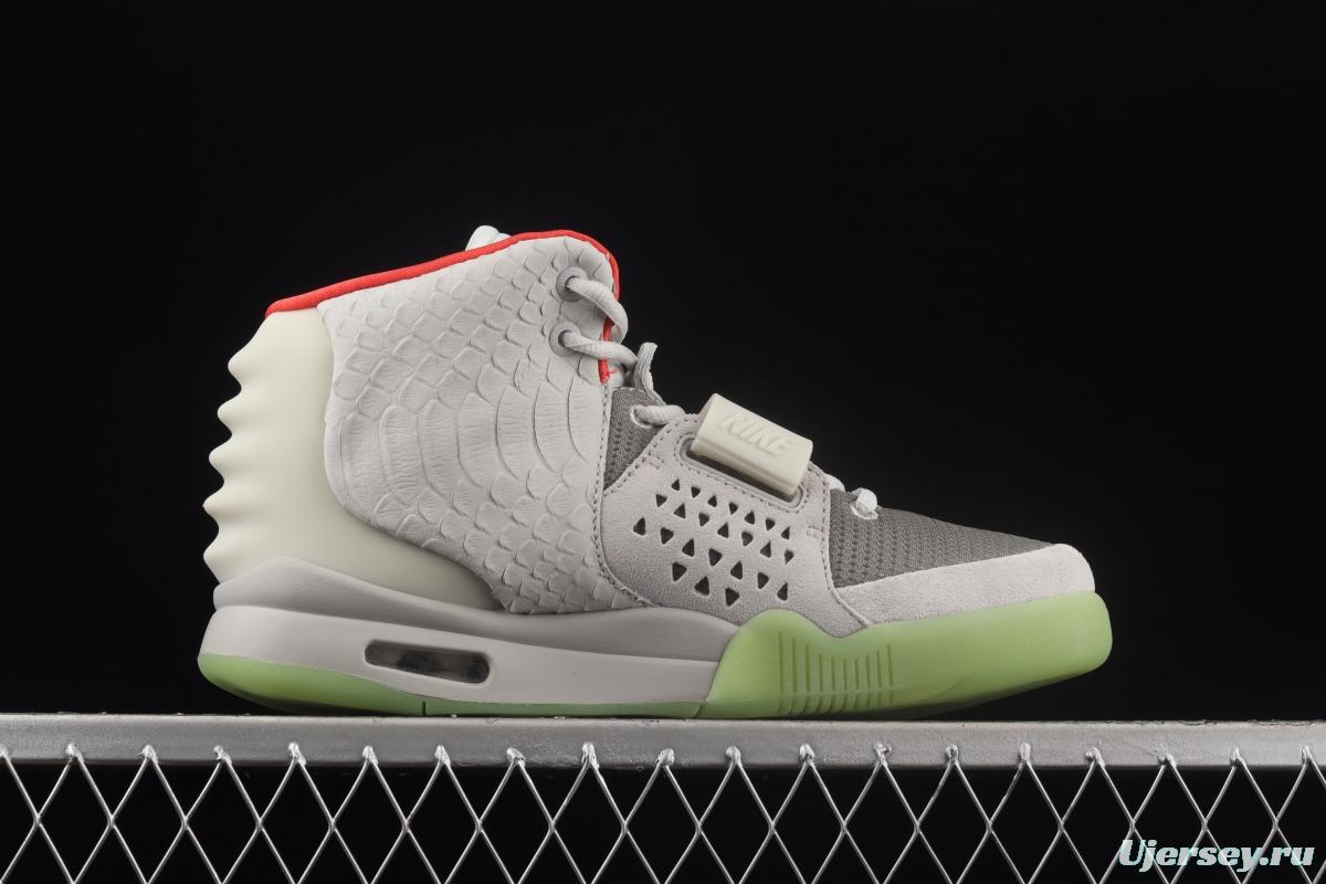 NIKE Yeezy 2 NRG Kanye West Limited Edition Grey Coconut Kanye shoes 508214-010