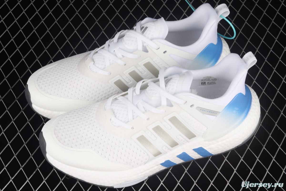 Adidas EQUIPMENT+ GW8919 2021 new cushioning breathable popcorn casual running shoes