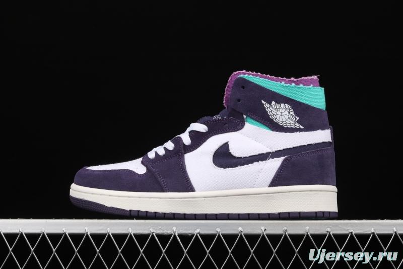 Air Jordan 1 Zoom CMFT Pairs Daybreak purple grape CT0978-150