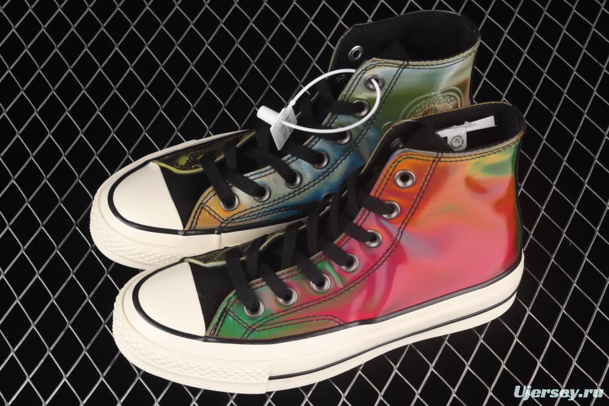 Converse Chuck70 color artificial leather chameleon high-top leisure board shoes 170495C