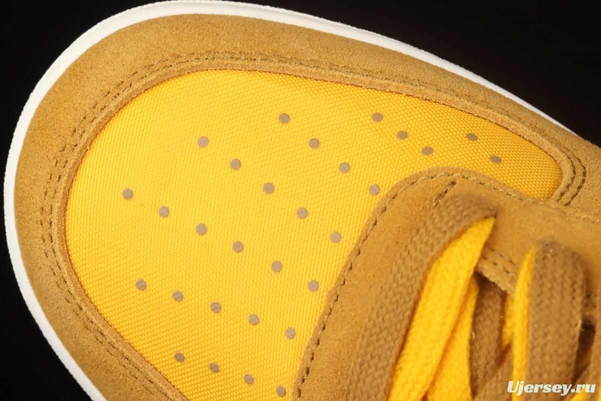 NIKE Air Force 1x07 Low sail leather spliced low-top casual board shoes DA8302-700
