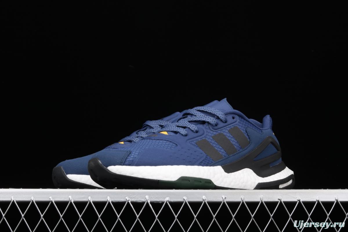 Adidas Day Jogger Boost FW4832's new Nightwalker second-generation leather 3M reflective popcorn vintage running shoes