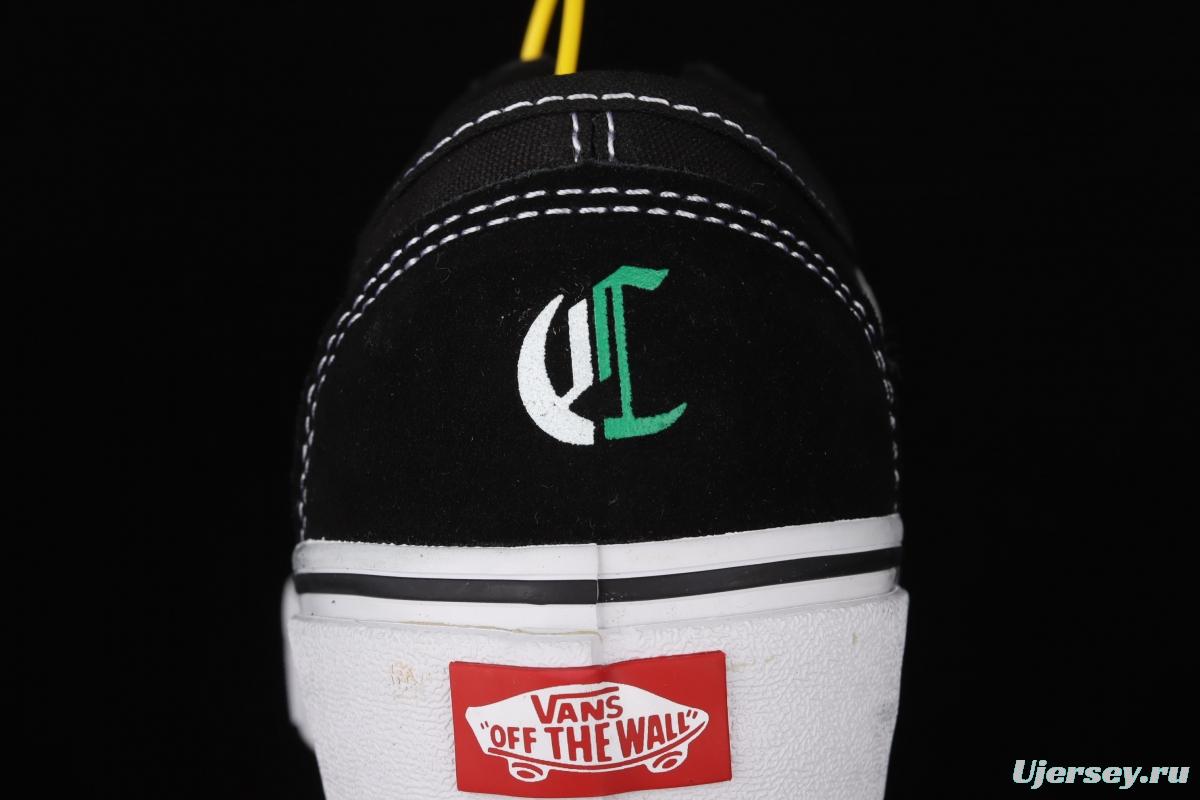Vans Old Skool couti é co-named Baotou black low-top casual board shoes VN0A3MVYX18