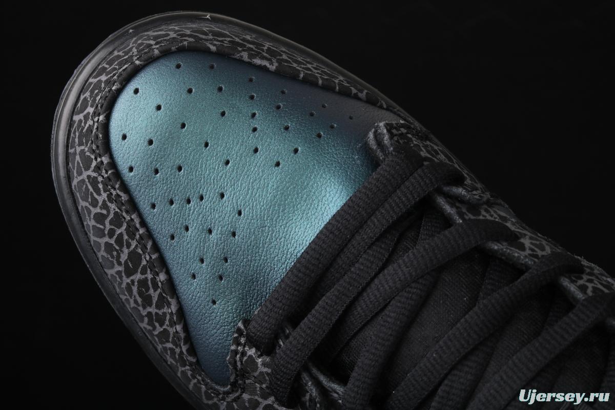 NIKE SB DUNK High x Black Sheep chameleon skateboard shoes BQ6827-001