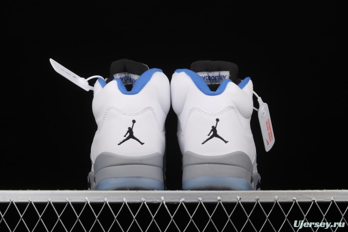 Air Jordan 5 Stealth 2.0 White and Blue DD0587-140