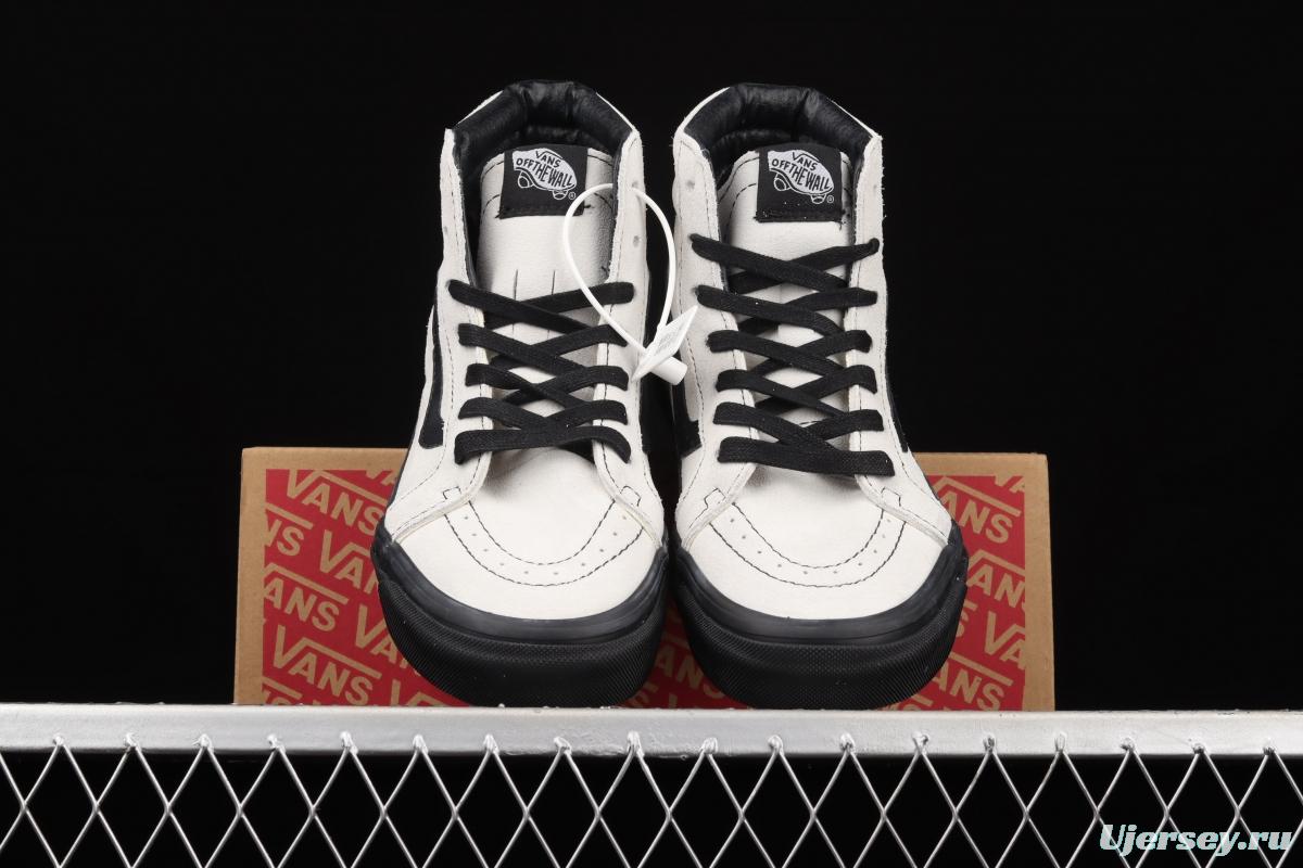 Vans Sk8-Hi Vansananheim's new Oreo vintage vulcanized high-top shoes VN0A38GF9XO