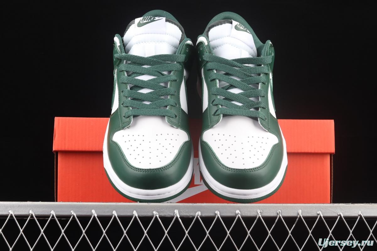 NIKE SB DUNK Low Team Green Michigan White and Green Slam Dunk Series low side Leisure Sports Skateboard shoes DD1391-101