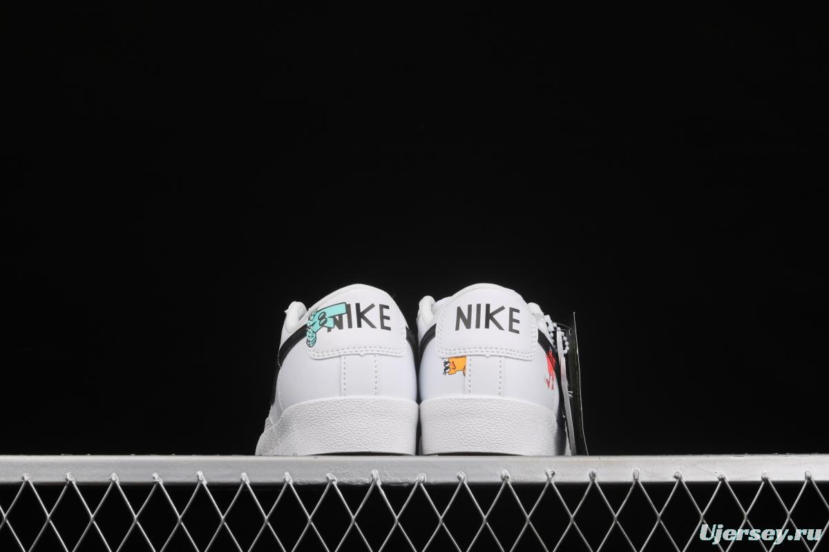 NIKE Blazer Low Basketball Boy Trail Blazers low-top casual board shoes DJ5201-106