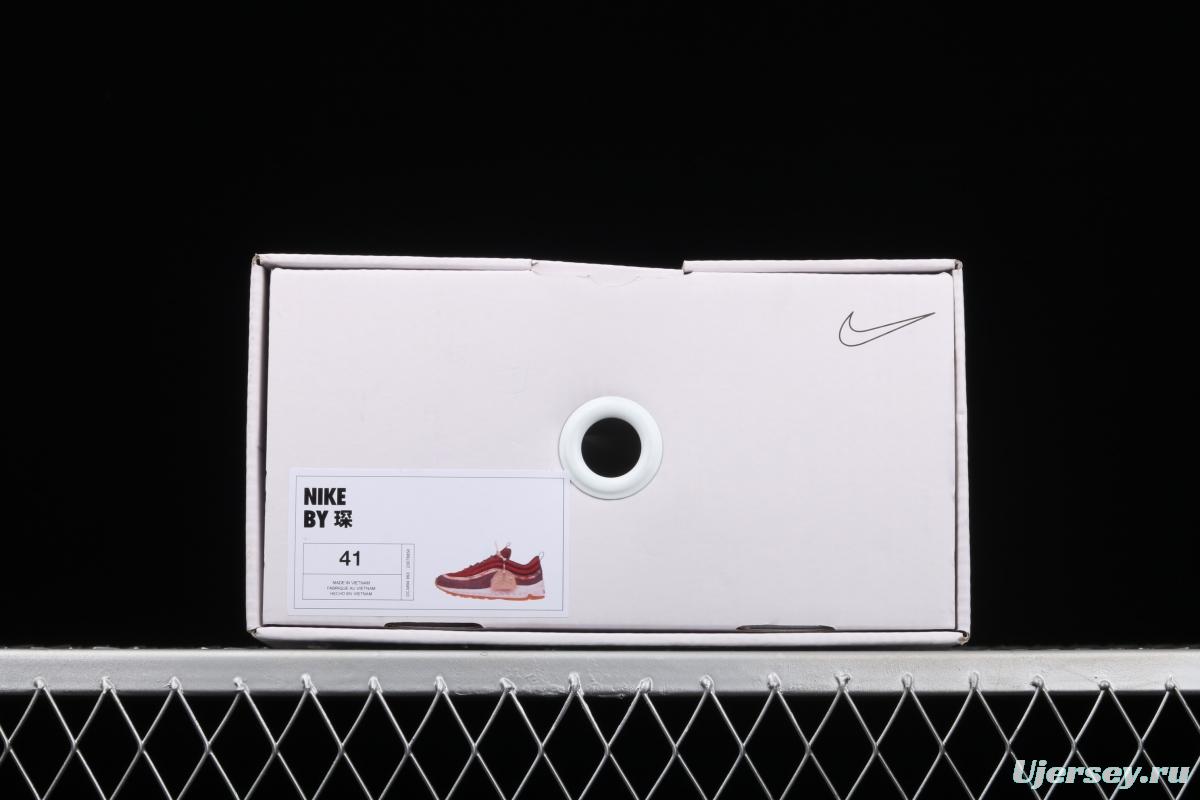 NIKE Air Max 97 brown color matching bullet air cushion running shoes DC3494-993