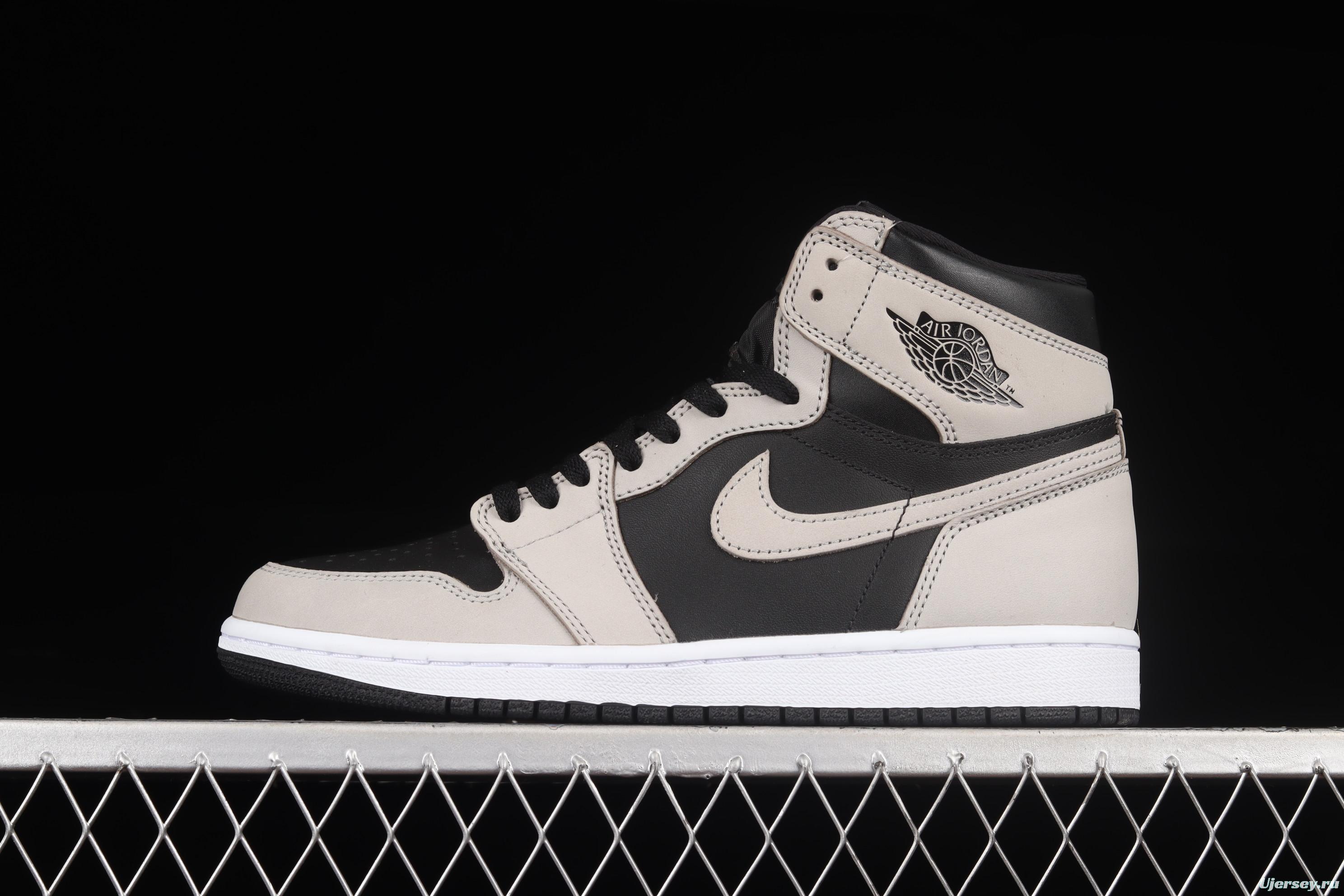 Air Jordan 1 High Gao Bang Gray Panda 555088-035