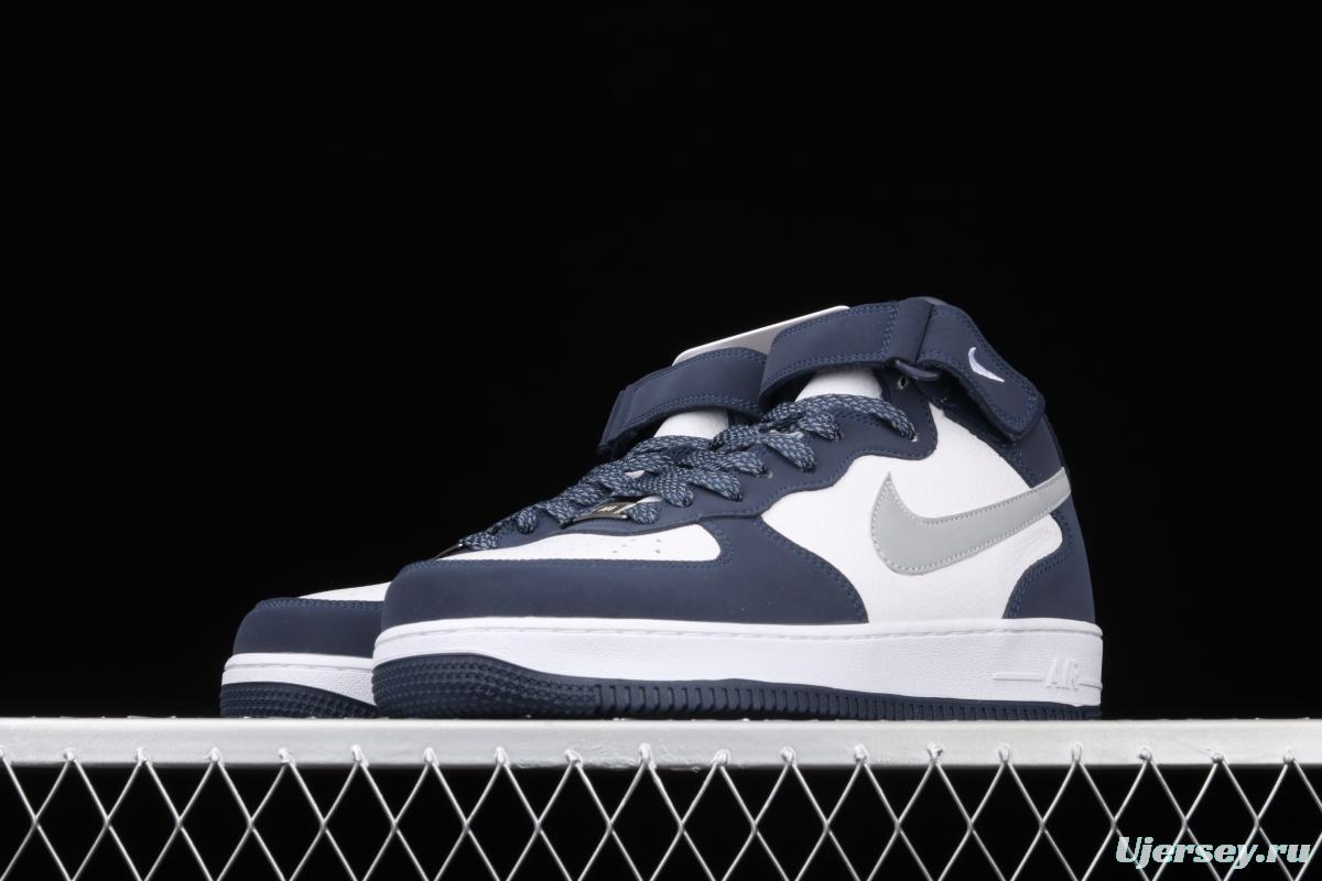 NIKE Air Force 11607 Mid midnight blue Zhongbang casual board shoes AQ2263-115