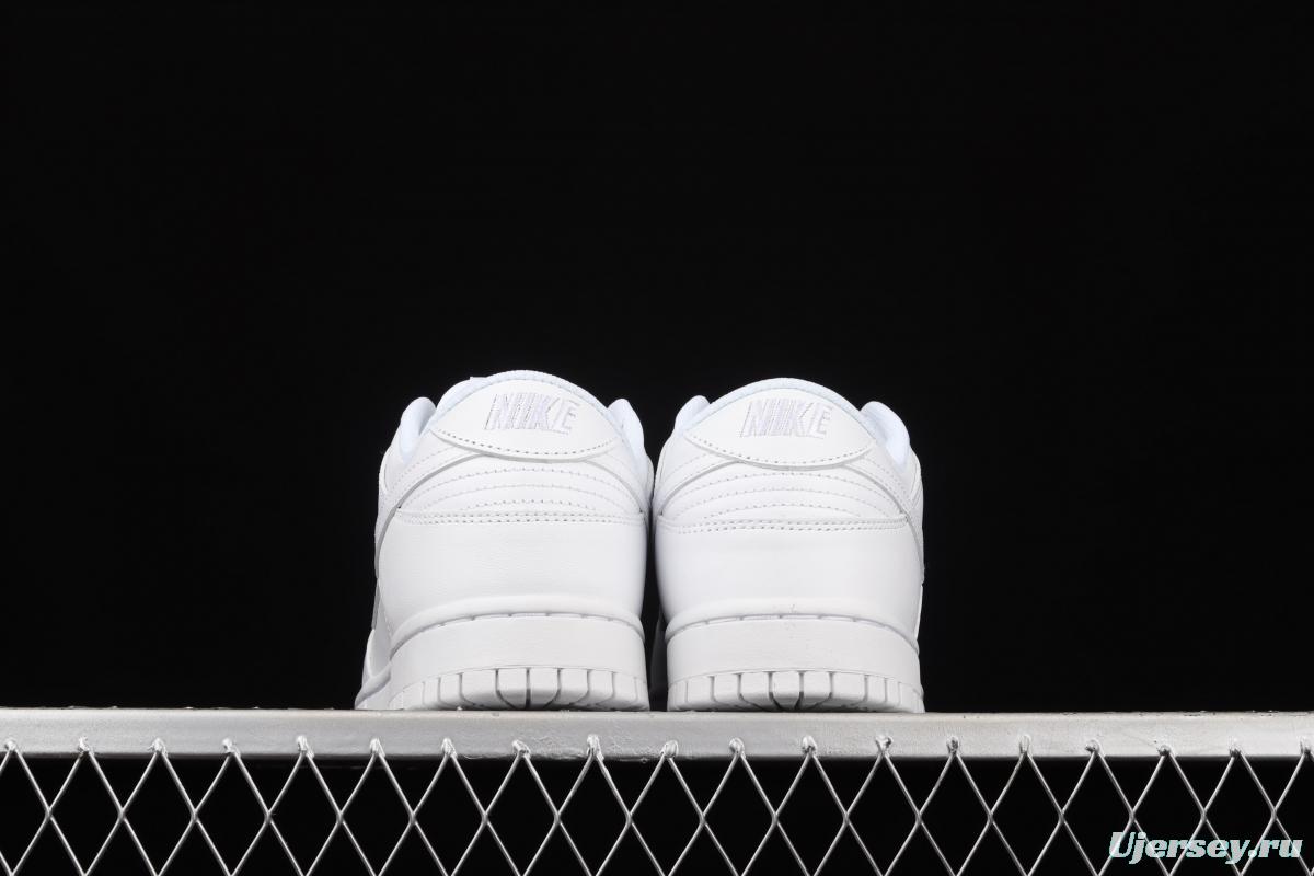 NIKE SB DUNK Low Prm pure white color SB buckle rebound fashion leisure board shoes DD1503-109